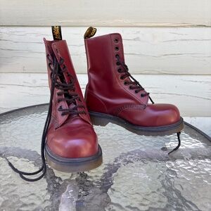 Burgundy Dr. Martins